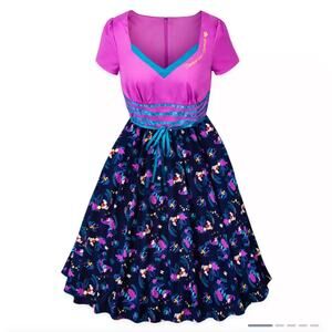 Disney Parks Women's Dress Shop Her Universe Alice In Wonderland M Purple Dress